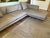 Design Within Reach Design Within Reach Como 128.5” Sectional Sofa in Kalahari Grey Leather For Sale - Image 4 of 15