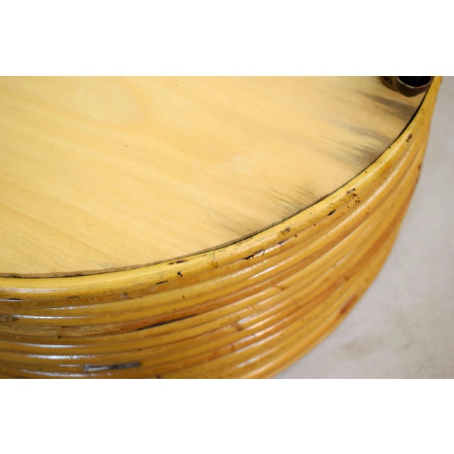 Brown Italian Bamboo Vase, 1960s For Sale - Image 8 of 18