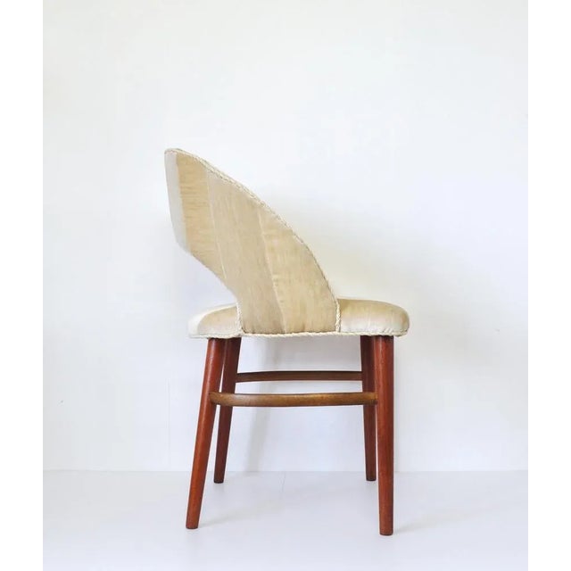 Vanity Chair by Frode Holm for Illums Bolighus, Denmark, 1950s For Sale - Image 4 of 16