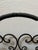 Vintage Wrought Iron Scroll Magazine Rack | Tuscan & Mediterranean Style For Sale - Image 11 of 12