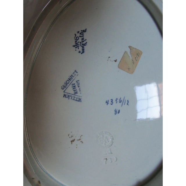 Antique Royal Bonn, Old Delft Plaque With Portrait of Soldier For Sale - Image 6 of 7