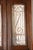 Antique French Painted Double Entry Doors With Transom Wood and Wrought Iron For Sale - Image 4 of 18