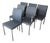 Mid 20th Century Italian Upholstered Dining Chairs - 6 Pieces For Sale
