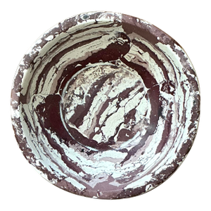 Boho Artisan Pigmented Plaster Scagliola Bowl