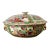 Vintage Asian Rose Famile Lidded Bowl For Sale
