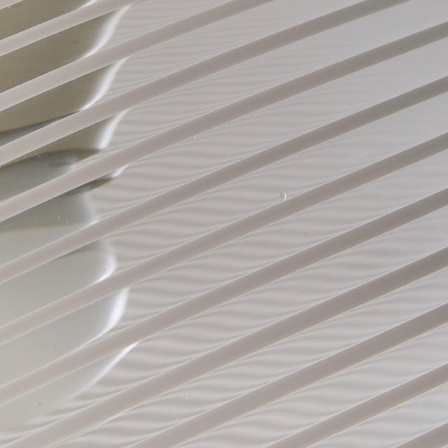 1970s 1970s Italian Striped Murano Glass Pendant in Manner of Venini - 2 Available For Sale - Image 5 of 7