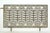 Mid 20th Century Pair of European Hollywood Regency Wrought Iron & Brass Grills For Sale - Image 9 of 10