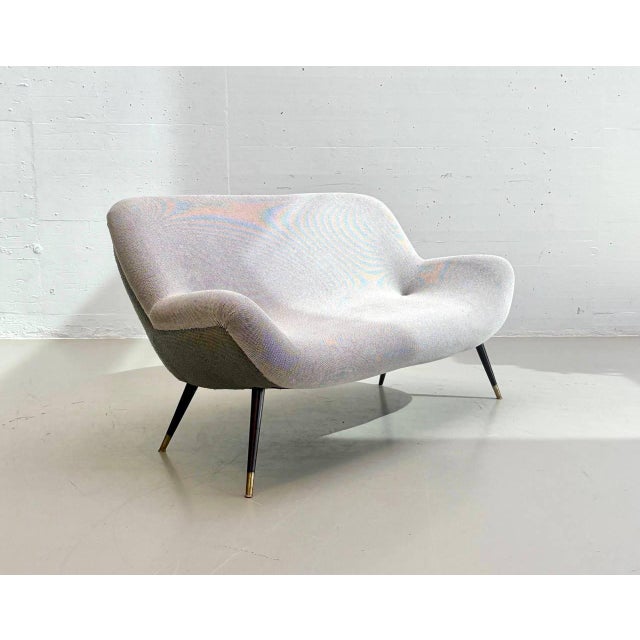 Metal Mid-Century Two-Seater Sofa, 1950s For Sale - Image 7 of 14