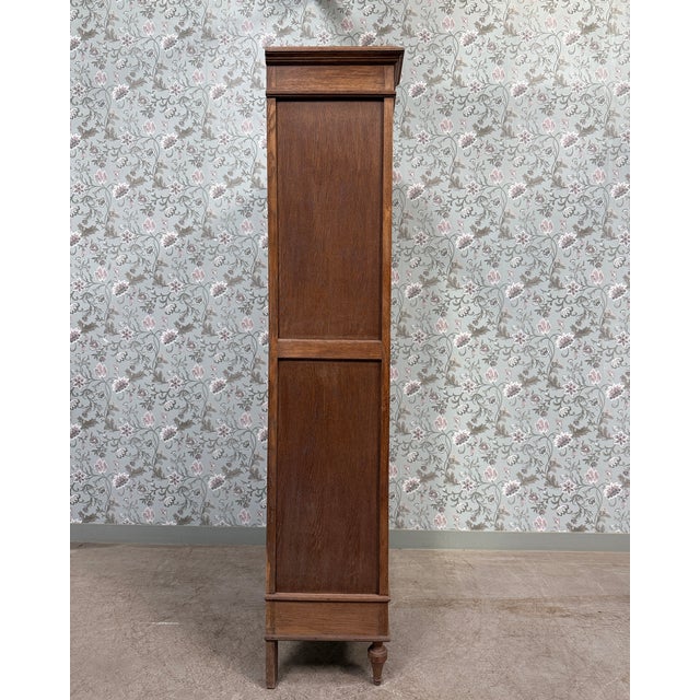 Large Antique Oak Bonnetière, 1920s For Sale - Image 8 of 16