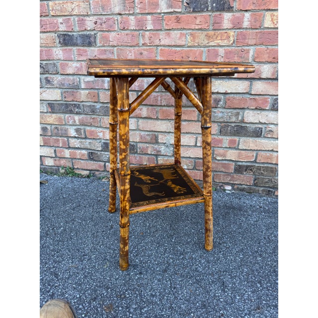 English 19th Century English Bamboo Table For Sale - Image 3 of 7