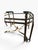 Vintage Pair of Hollywood Regency Style Wrought Iron Side End Tables With Heavy Octagonal Glass Tops For Sale - Image 9 of 12