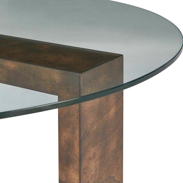 2020s Ignis Round Glass Coffee Table For Sale - Image 5 of 5