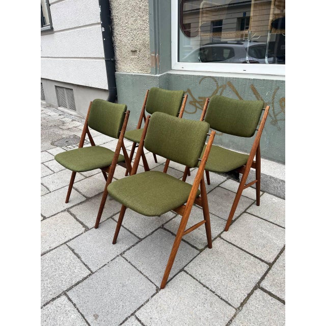 Mid-Century Modern Mid-Century Teak Chairs, Denmark, Set of 4 For Sale - Image 3 of 10