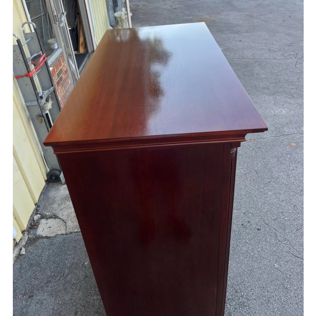 Chippendale Late 20th Century Hickory Chair Co Tall Chest For Sale - Image 3 of 10
