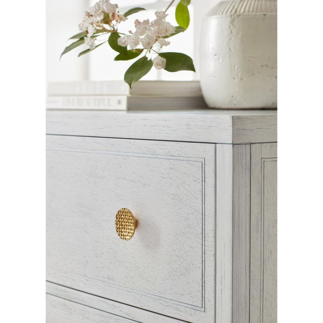 English Classic White Double Dresser For Sale - Image 3 of 4
