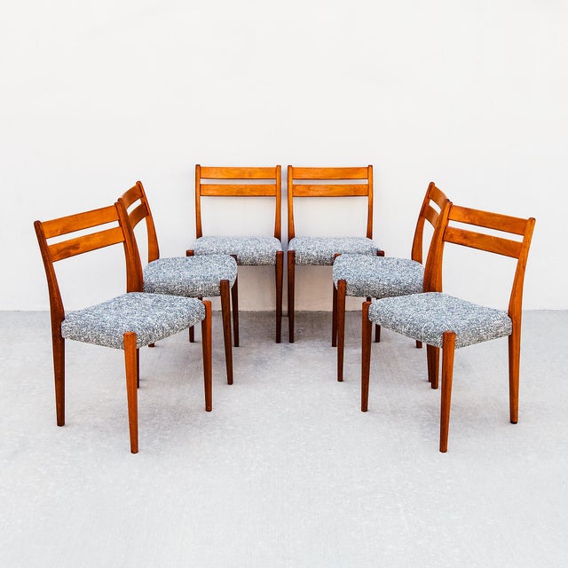 Restored 1970s Solid Teak Scandinavian Dining Chairs by Svegards For Sale - Image 11 of 12