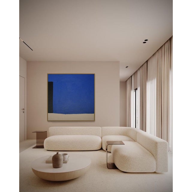 Blue Bodasca, Cobalt Blue, 2026, Acrylic on Canvas For Sale - Image 8 of 12