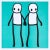 STIK, Holding Hands (Teal), 2020 Lithographic print in colour on 140 gsm smooth woven paper 50 x 50 cm (19.65 x 19.65 in)...