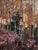 Aspen Stand by Robert Moore | Oil on Panel Painting of aspen trees in a forest setting For Sale