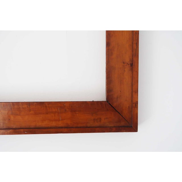 Large Antique English Birds Eye Maple Picture Frame, 1850, in Good conditions. Designed before 1890