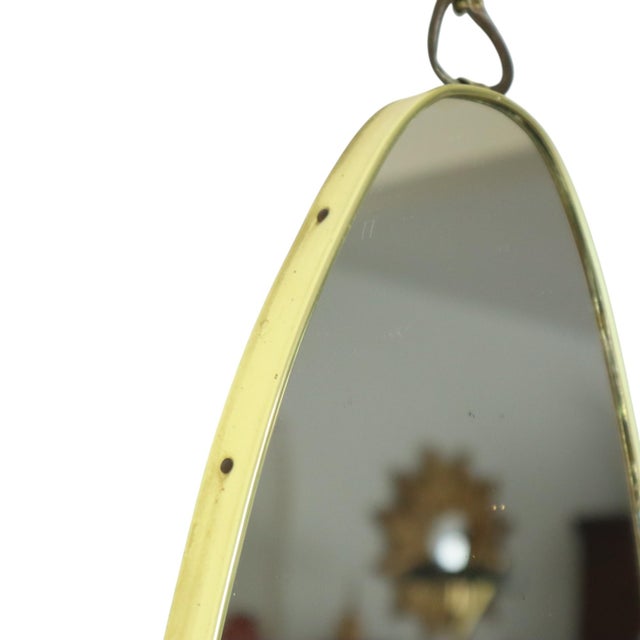 Mid-Century Modern Freeform Mirror, 1950s For Sale - Image 9 of 11