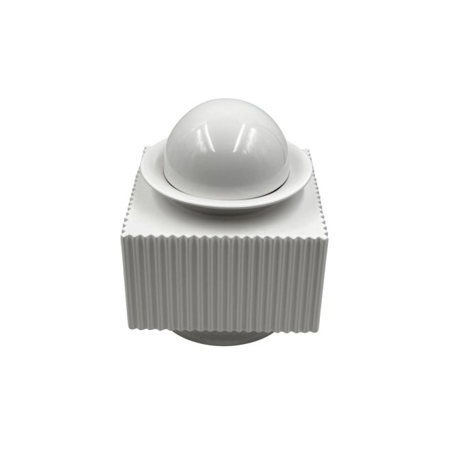 Sergio Asti, Postmodern White Ceramic Vase, Cedit Italy 1970s For Sale - Image 10 of 18