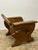 Wood Vintage English Oak Brutalist Armchair For Sale - Image 7 of 7
