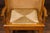Textile Scottish 1900s Orkney Island Canopy Chair with Hooded Handwoven Straw Back For Sale - Image 7 of 10