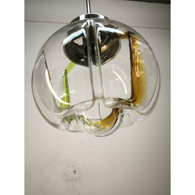 Murano Glass Pendant Lamp, 1970s For Sale - Image 15 of 18