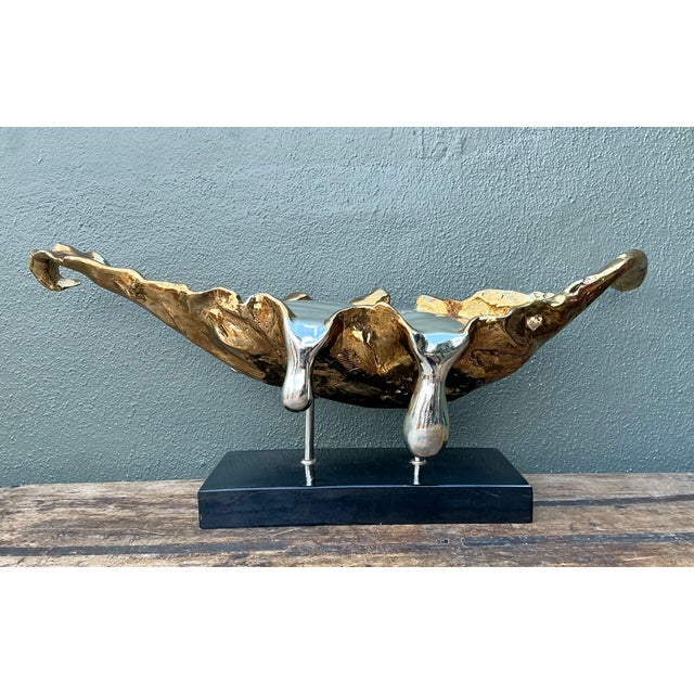 Vintage Abstract Fiberglass and Resin Drip Sculpture For Sale In West Palm - Image 6 of 12