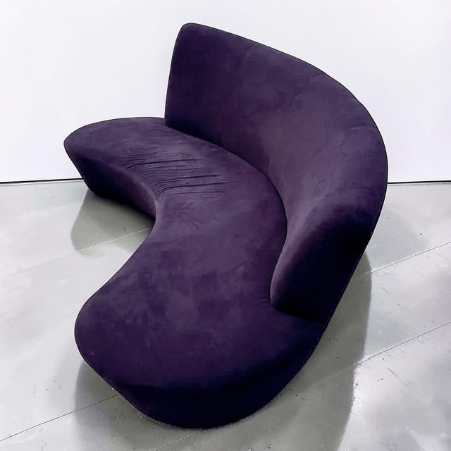 Postmodern Kidney Sofa by Directional For Sale In Miami - Image 6 of 8