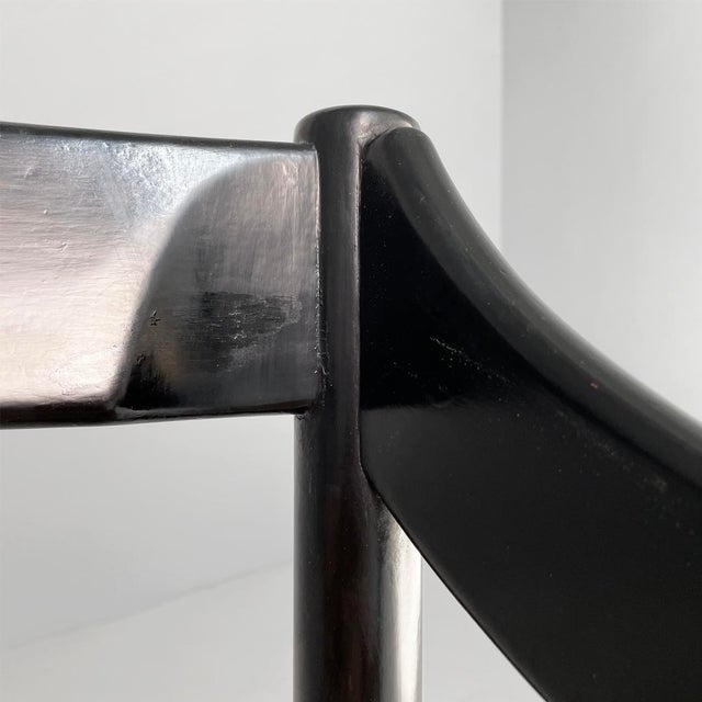 Italian Modern Carimate Bench by Vico Magistretti for Cassina, 1970s For Sale - Image 11 of 17