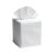 Size: W-4 ½”, D-4 ½”, H-5 ¼” (Fits the standard Puffs & Kleenex cubes) Fabric: White Linen / Cotton Embroidery: Blue...