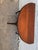 Farmhouse Antique Half Moon Tiger Oak Demi Lune Single Drawer Console Table For Sale - Image 3 of 15