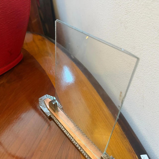 Mid-Century Modern 1940s Mid-Century Modern Copper and Iron French Picture Frame For Sale - Image 3 of 10