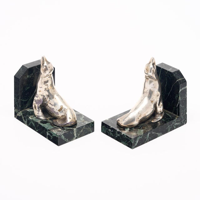 French French Vintage Seal Bookends For Sale - Image 3 of 9