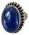 Vintage Blue Lapis and Sterling Silver Ring, Size 10.25 For Sale