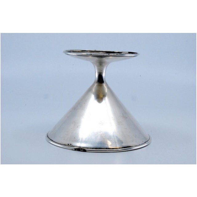 Plain Silver Ice Cream Bowl with Frieze Base For Sale - Image 6 of 8