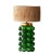 Special order, brand new item. Not vintage. The retro Bubbles Table Lamp has a green glass base with rows of large,...