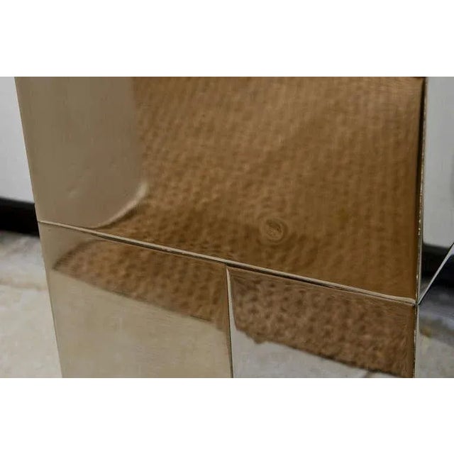 1970s Vintage Paul Evans Dual Metal "Cityscape" Floor Lamp 70's For Sale - Image 5 of 10