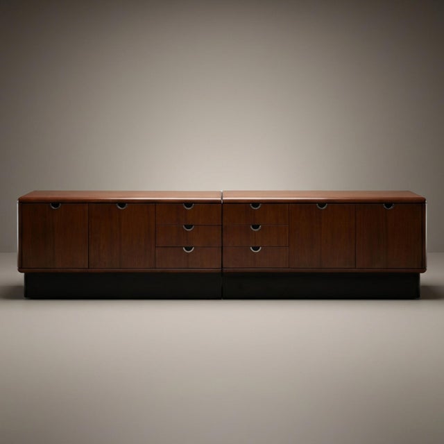 Florence Knoll’s enduring impact on Mid-Century Modern design is unmistakably reflected in this monumental, custom-...