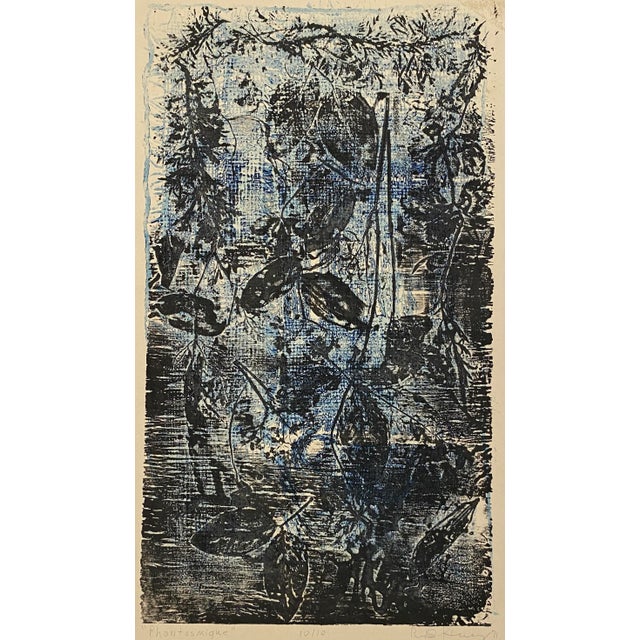 1970s Dean Huey Phantosmique Relief Print For Sale - Image 6 of 6