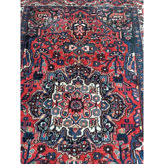 Mid-Century Kurdish Rug, 1940s For Sale - Image 11 of 17