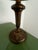 Art Nouveau Substantial Antique Bronze Table Lamp, Original Vellum Shade, Rewired, Circa 1930s For Sale - Image 3 of 4