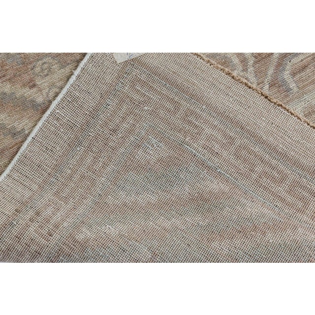 Modern Large Samarkand Style Geometric Rug in Soft Neutrals by Doris Leslie Blau For Sale - Image 9 of 9