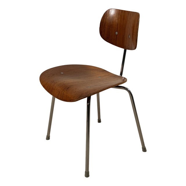 Mid-Century Modern Model SE 68 Dining Chair by Egon Eiermann for Wilde+Spieth, 1950s For Sale