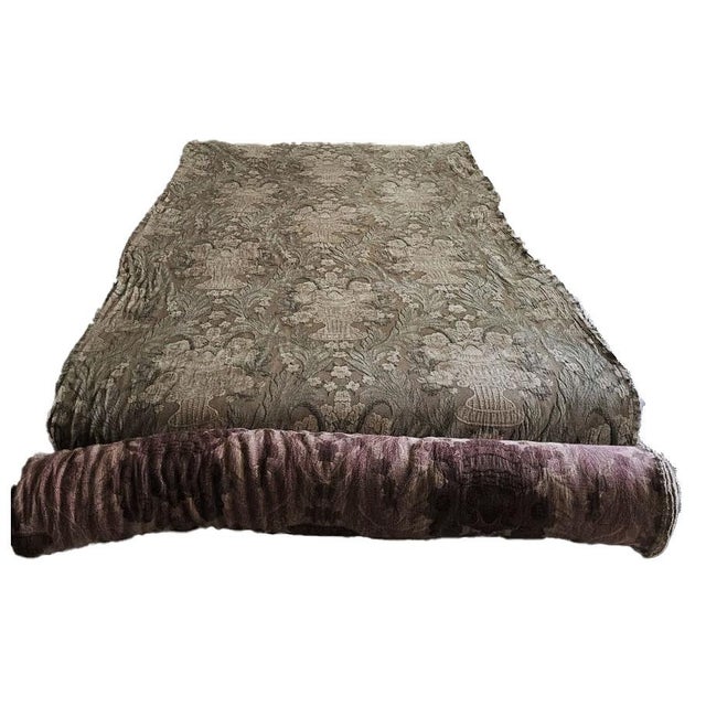 Traditional Vintage Chenille Fabric - 10 Yards - 52" Width For Sale - Image 3 of 3