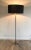 Black Lacquered and Brass Design Floor Lamp, French, circa 1950 For Sale - Image 4 of 13