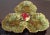 1970s LastChance!1970's Majolica Style California Pottery Serving Plate in Moss Green For Sale - Image 5 of 10