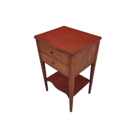 1980s Vintage Cherry End Table Chairish